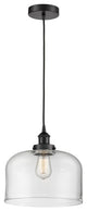 Innovations 616-1PH-BK-G72-L-LED 1-Light Mini Pendant, Matte Black