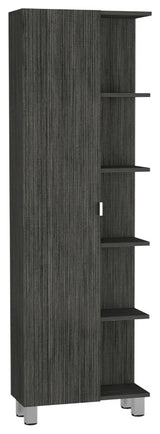 Corner Cabinet Womppi, Bathroom, Smoky Oak