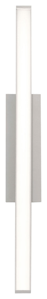 Gale 36" Outdoor LED Sconce, Textured Gray