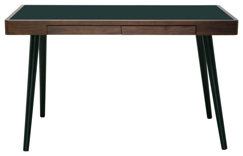 Modern Walnut Wooden Writing Desk