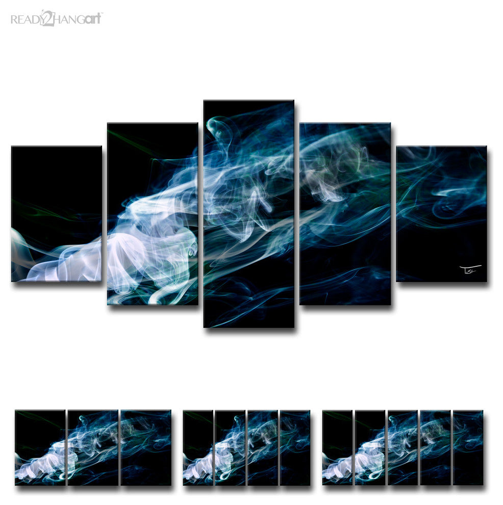 Ready2HangArt ''Glitzy Mist XXIX'' by Tristan Scott, 18"x36", 3 Piece Set