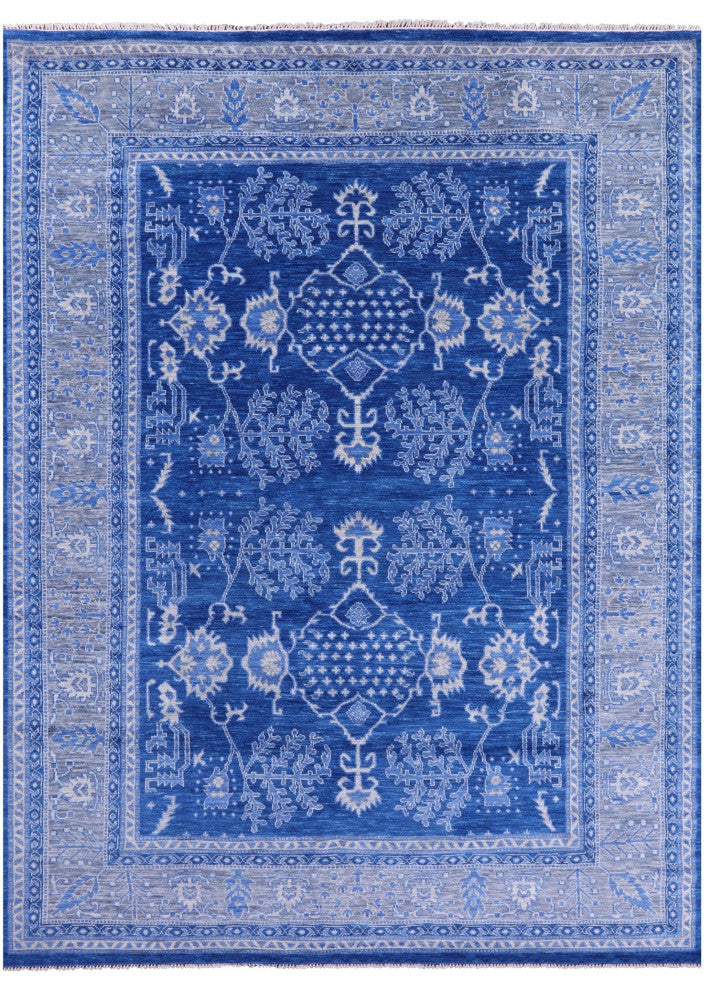 Turkish Oushak Handmade Wool Rug 10' 3" X 14' 1" - Q13565