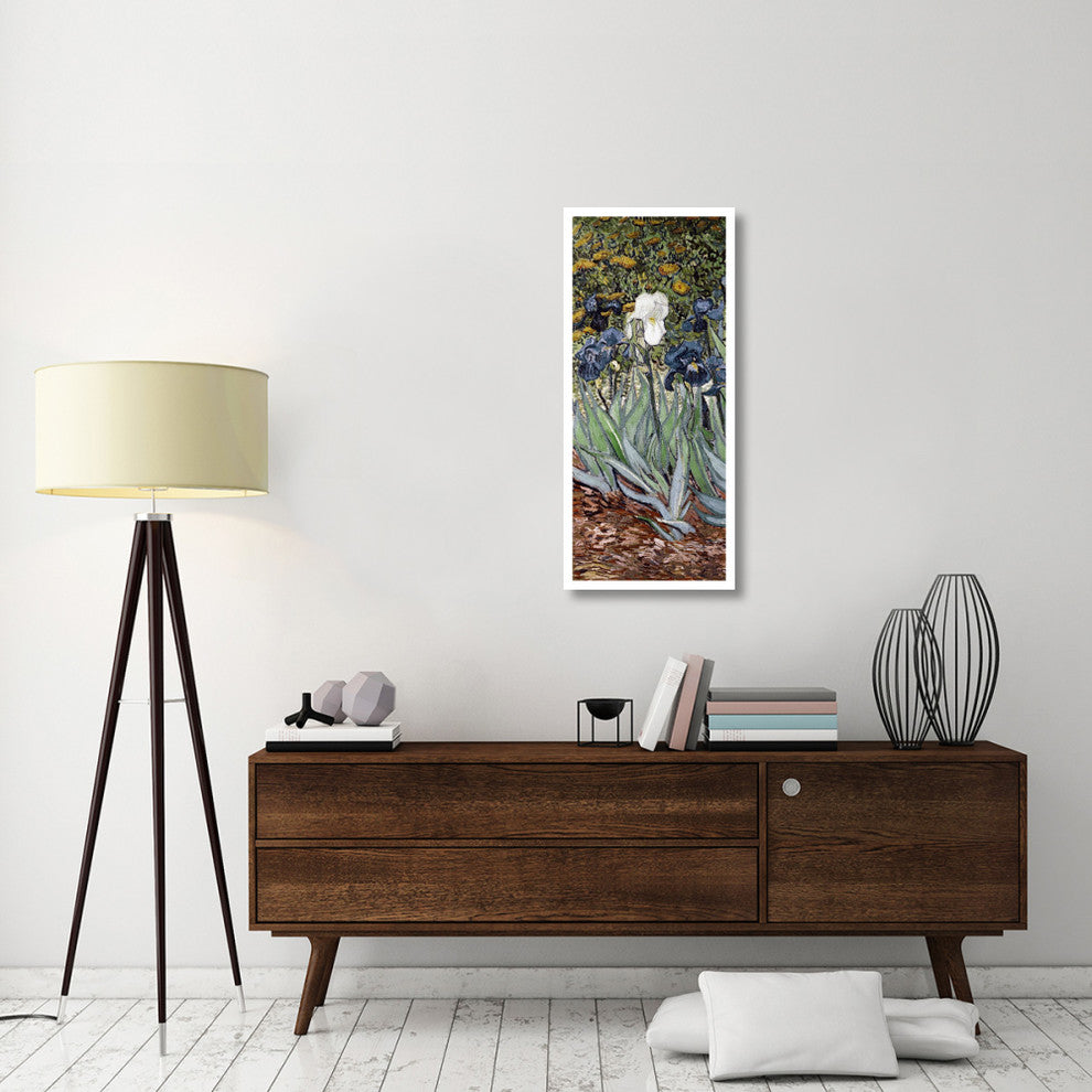 "Irises (left)" Digital Paper Print by Vincent van Gogh, 19"x42"