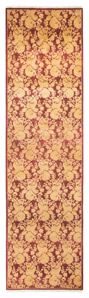 Mogul, One-of-a-Kind Hand-Knotted Runner Red, 2'8"x10'1"