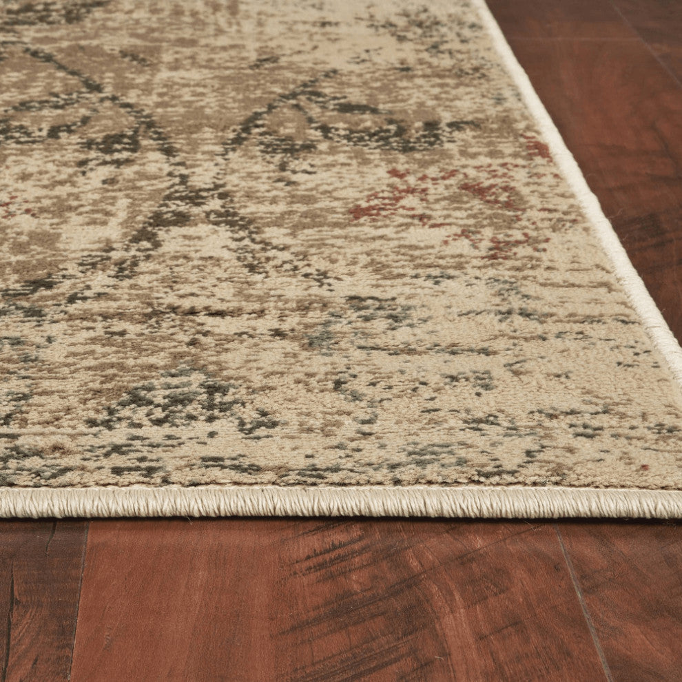 3' X 5' Beige Area Rug