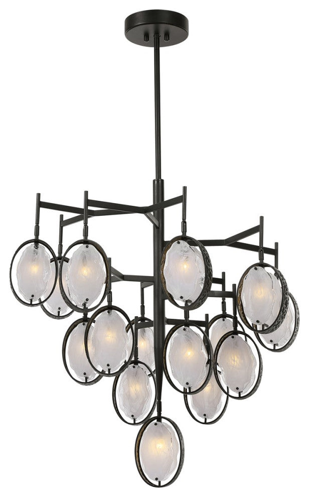 Uttermost Maxin 15 Light Large Bronze Chandelier 21344