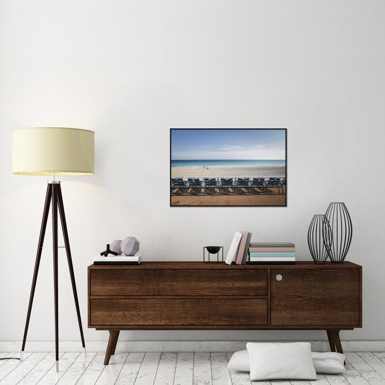 "Sea Breeze" Framed Canvas Giclee by Paco Palazon, 37x25"