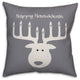 Deer Menorah 18"x18" Throw Pillow Cover