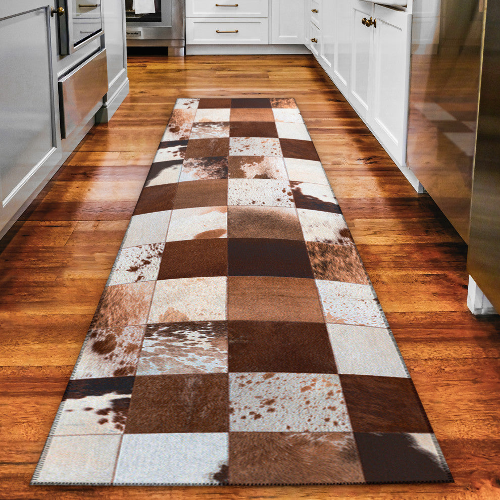 Indoor/Outdoor Stetson SS10 Driftwood Machine Washable 2'3" x 12' Runner Rug