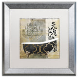 Color Bakery 'Paris Bath II' Matted Framed Art, Silver Frame, White Mat, 16x16