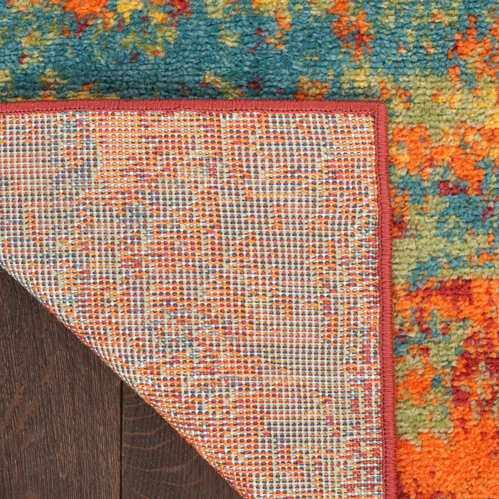Nourison Essentials 5'' x 7'' Flame Modern Rug