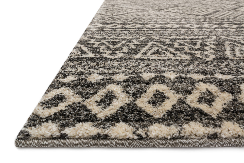 Gray Ivory Easy Care, Stain/Fade Resistant Emory Area Rug,, 3'10"x5'7"