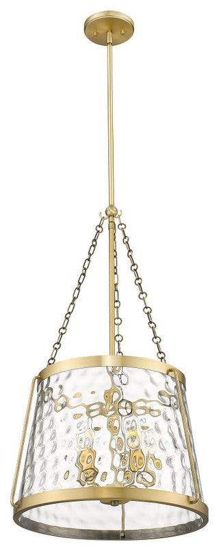 Adabella  5 Light 18.125 in. Vintage Brass Pendant