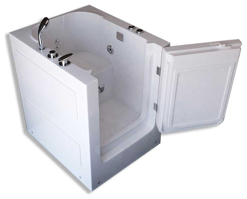 Walk-in Whirlpool Tub 36.5 x 32.5 7 jets with Integrated Seat and Light "“Florida