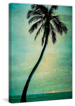 Lone Palm Print on Canvas, 101x152 cm