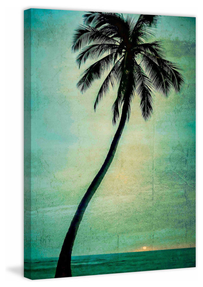 Lone Palm Print on Canvas, 101x152 cm
