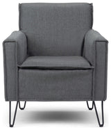 Warren Accent Chair with Hairpin Legs