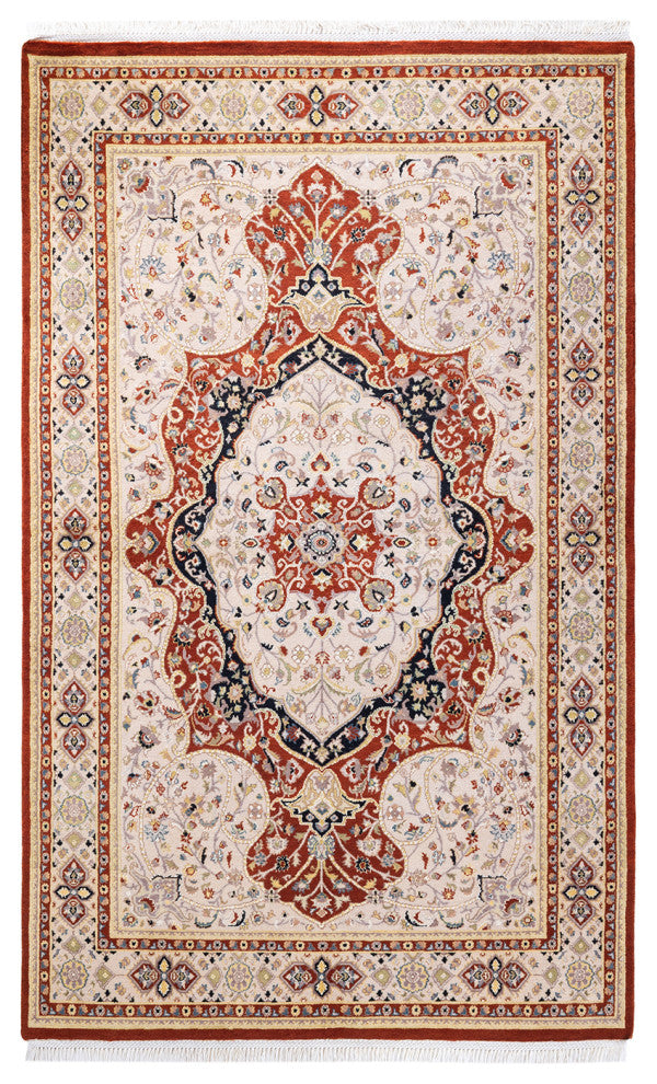 MOGUL, Hand Knotted Area Rug 7' 8" X 4' 8"