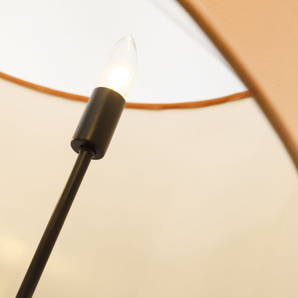 Secret Agent 5-Lt Pendant - Black/Camel Leather