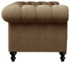 Nativa Interiors London 103" Sofa, Brown, Deep Plush Depth