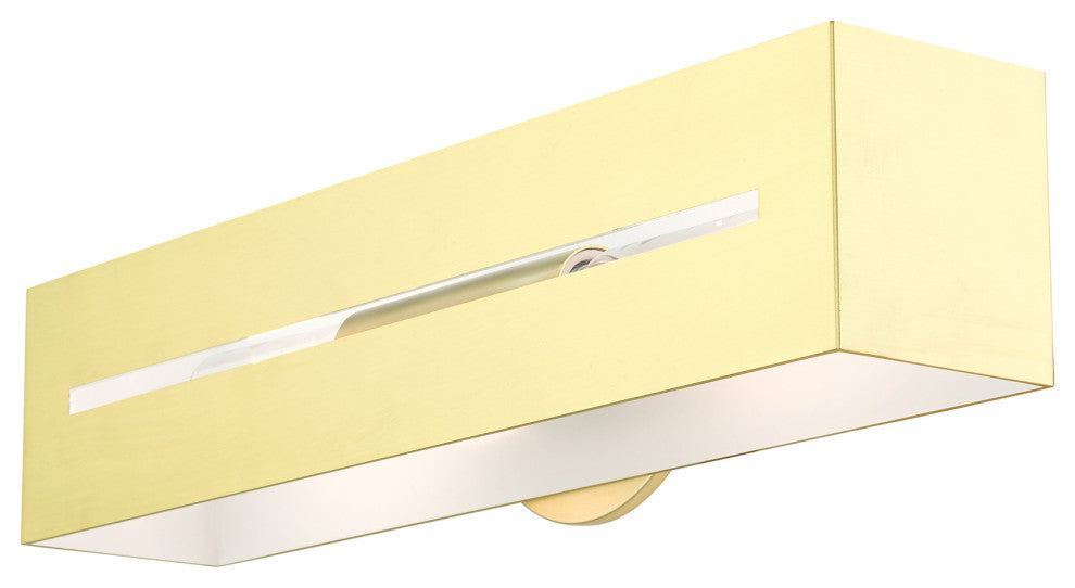 Satin Brass Urban, Industrial, Vanity Sconce