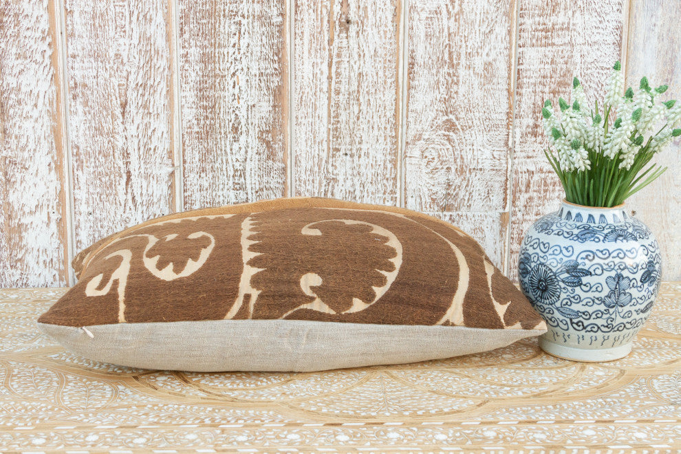 Kyna Thuja Suzani Lumbar Pillow