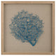 Dimond Home 3168-026 Turquoise Sea Fan On Natural Linen