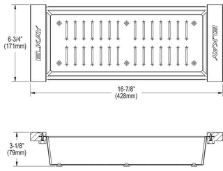 LKC0717SS Elkay Crosstown Stainless Steel 16-7/8" Colander with Wood Handles