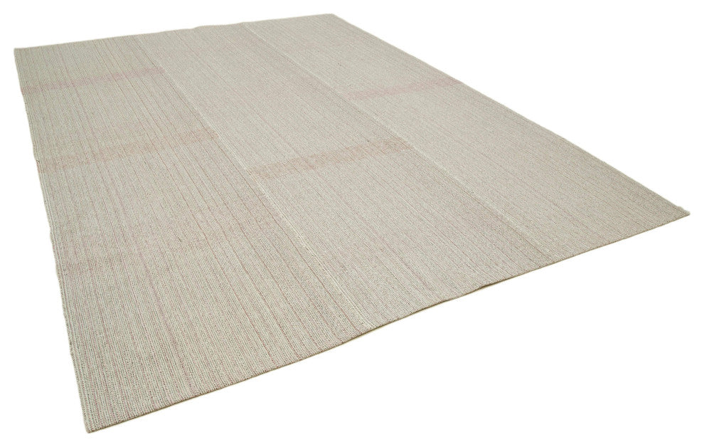 Rug N Carpet - Handmade Turkish 9' 0'' x 12' 0'' Decorative Wool Kilim Rug