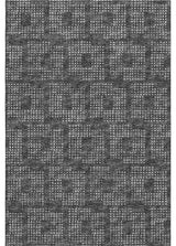 Premium Machine Washable Mayfield AMF33 Black 10' x 14' Rug