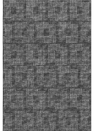 Premium Machine Washable Mayfield AMF33 Black 10' x 14' Rug