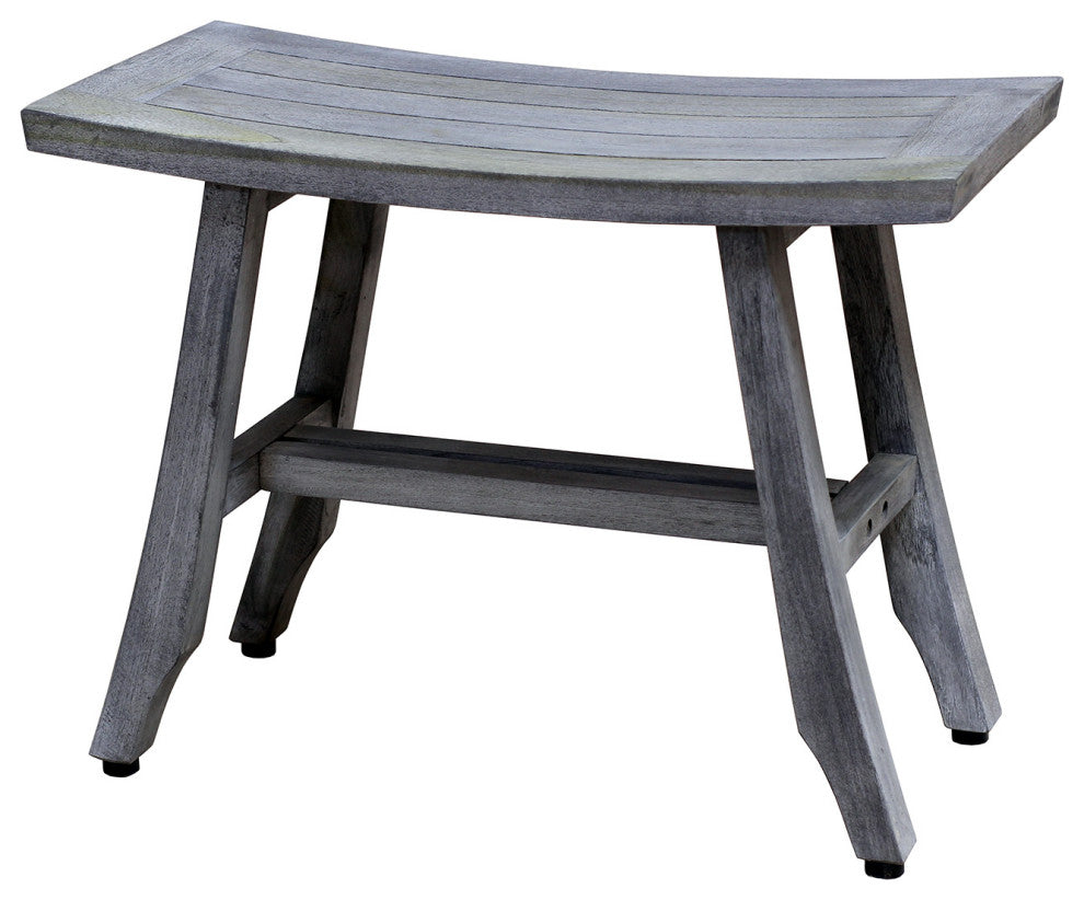 Coastal Vogue Satori 24" Wide Shower Bench GR161, Gray