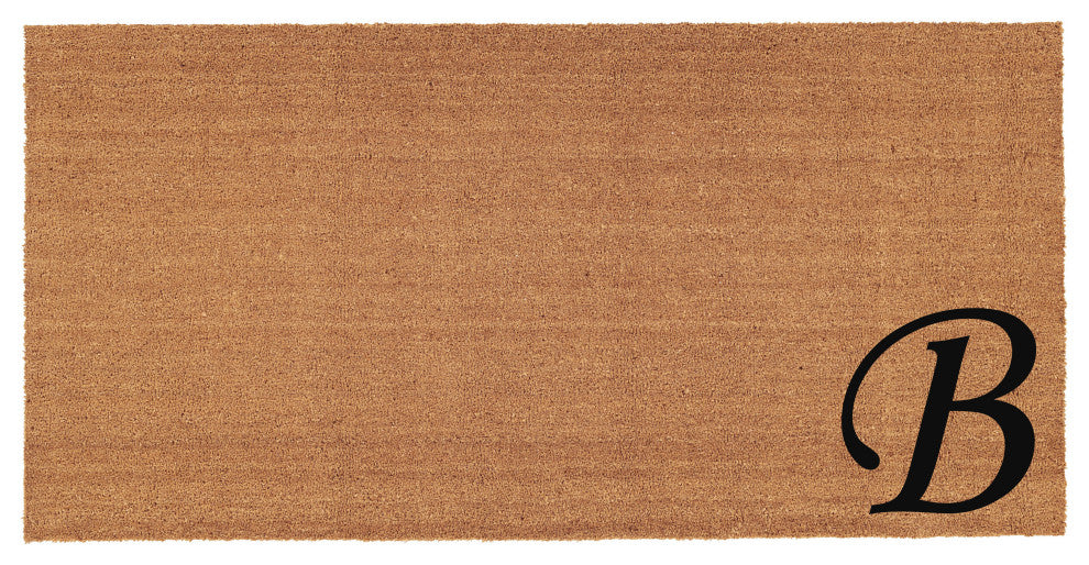 Home and More Urban Chic Monogram Doormat, Letter B