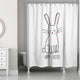 Hoppy Easter 71x74 Shower Curtain