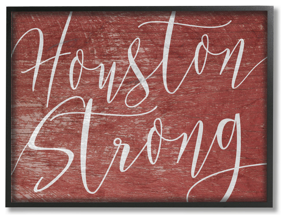 Houston Strong, 11"x14", Framed Giclee Texturized Art