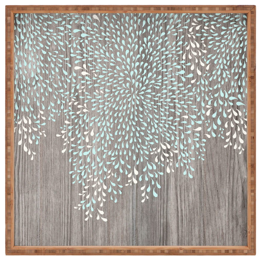 Deny Designs Iveta Abolina Coastal Raindrops Square Tray