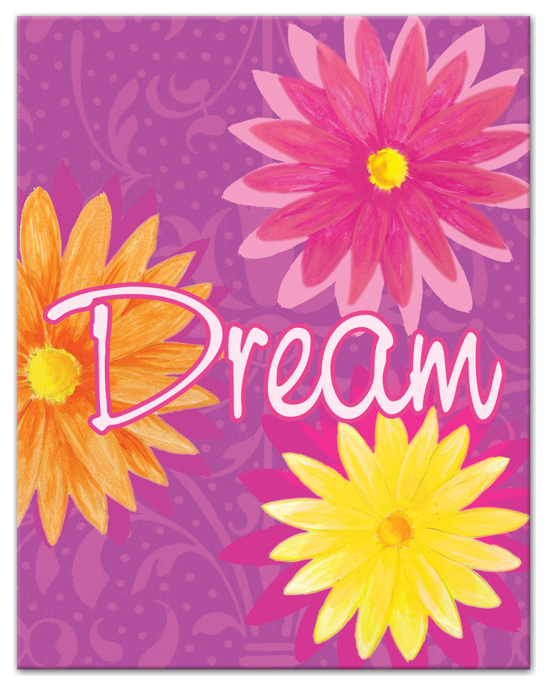 Dream Flowers 11x14 Canvas Wall Art