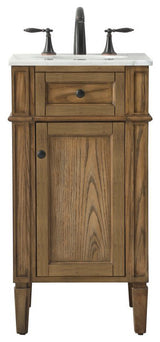 Elegant Lighting VF12518 Park Avenue 18" - Driftwood