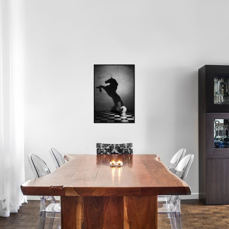 "The Soul Of A Mustang" Framed Canvas Giclee by Victoria Ivanova, 22x31"