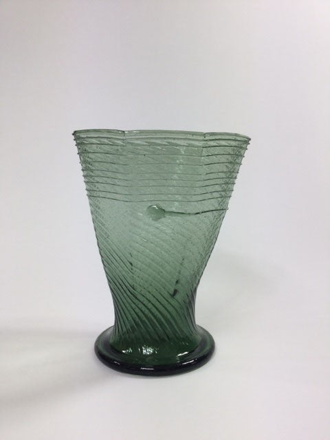 Gothic Angular Optic-blown Cup with Spider