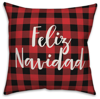 Falala, Tartan Plaid 18x18 Throw Pillow Cover