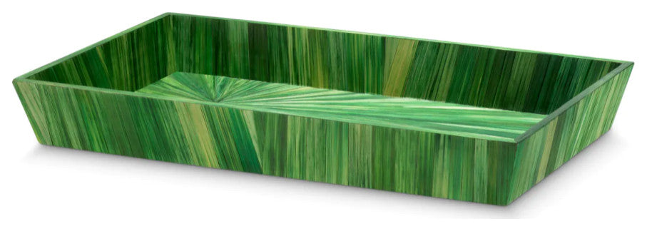 Green Marquetry Desk Tray, Eichholtz Harvard, Small