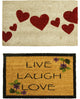 Rubber-Cal "Enduring Love" Doormat Kit 18" x 30" 2 Door Mats