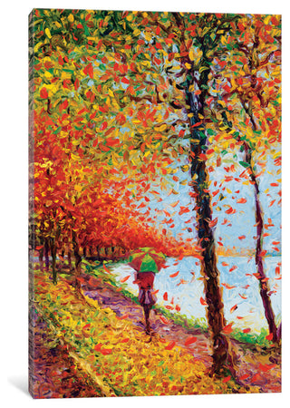 "Emma Walks Lakeview Gallery" by Iris Scott, 26"x18"x1.5"