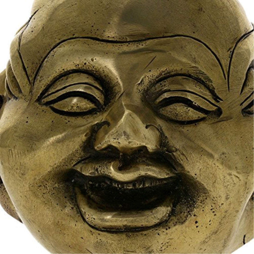 Four Faced Buddha Head Joy Sorrow Anger Serenity 3.75" 1.32 Kg