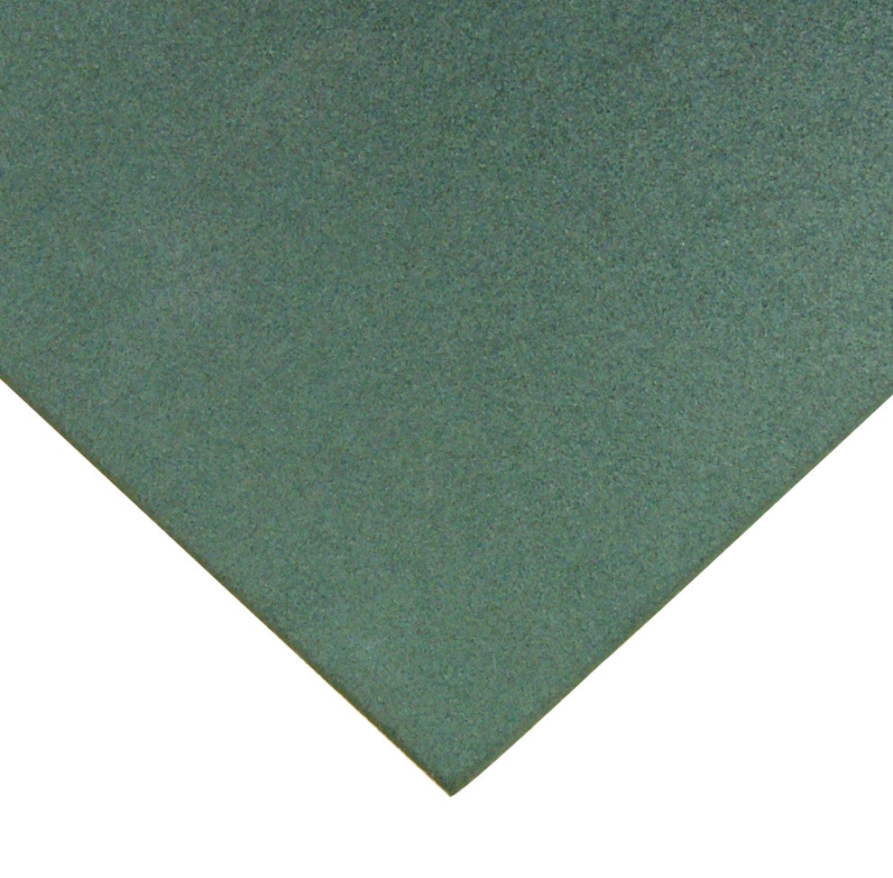 "Eco-Sport" 0.75" Interlocking Rubber Tiles, 0.75"x19.5"x19.5", Green, 15 Pack