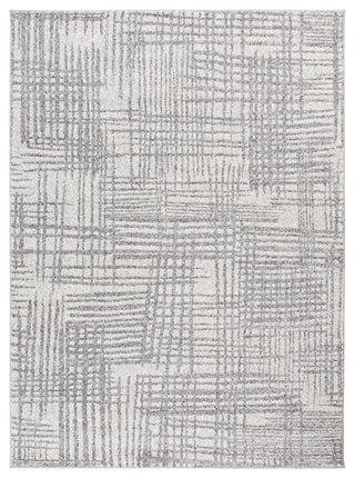 Augusta Analog Grey Contemporary Area Rug, 5'3"x7'3"