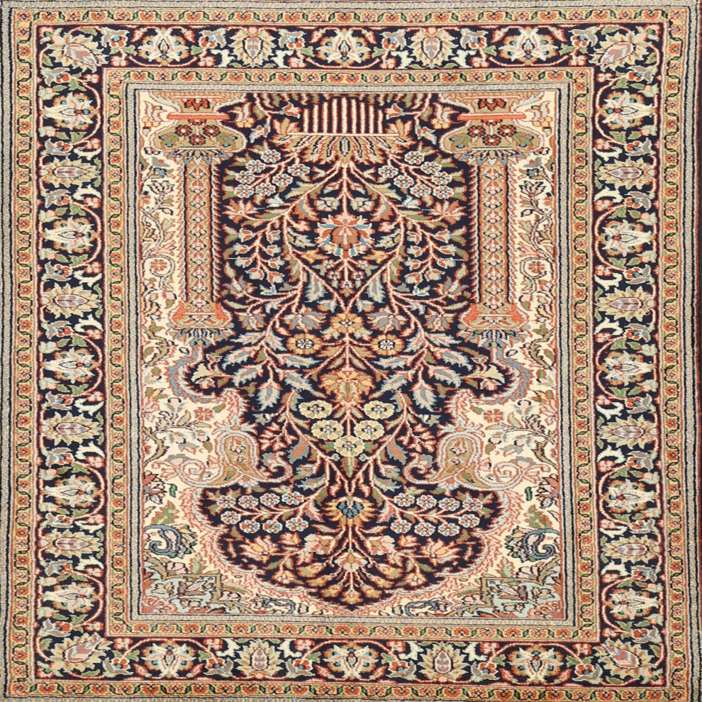 Ahgly Company Indoor Square Traditional Area Rugs, 8' Square