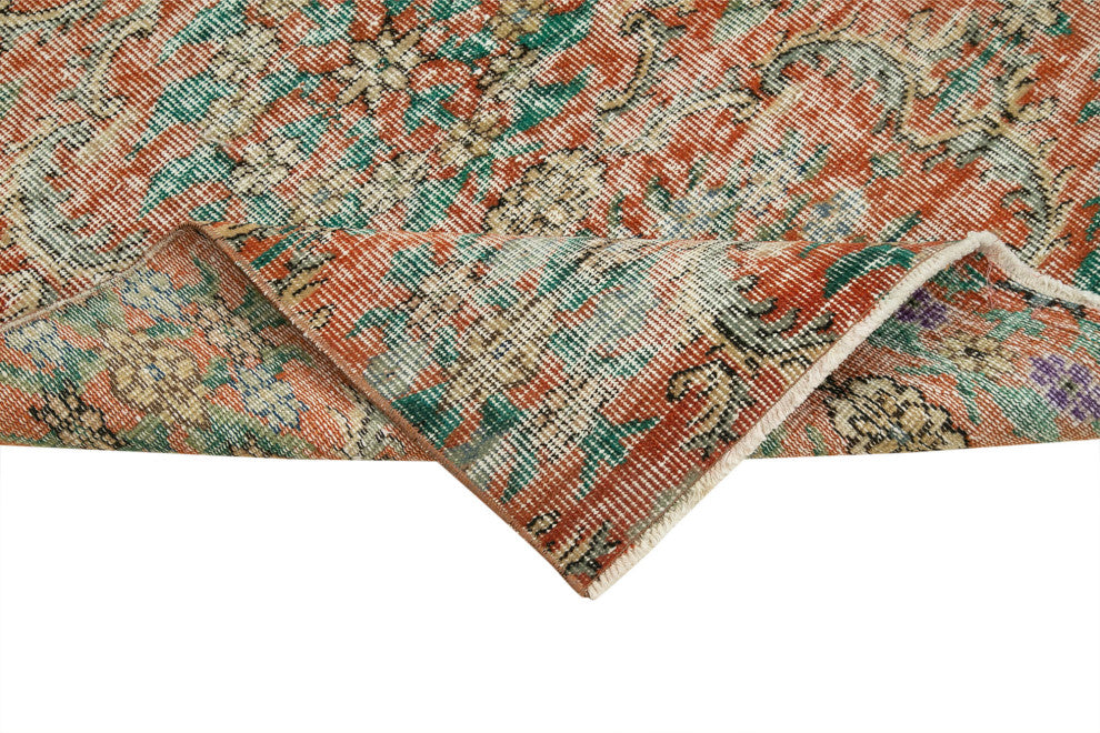 Rug N Carpet - Handwoven Turkish 3' 2" x 8' 0" Low Pile  Small Area Rug