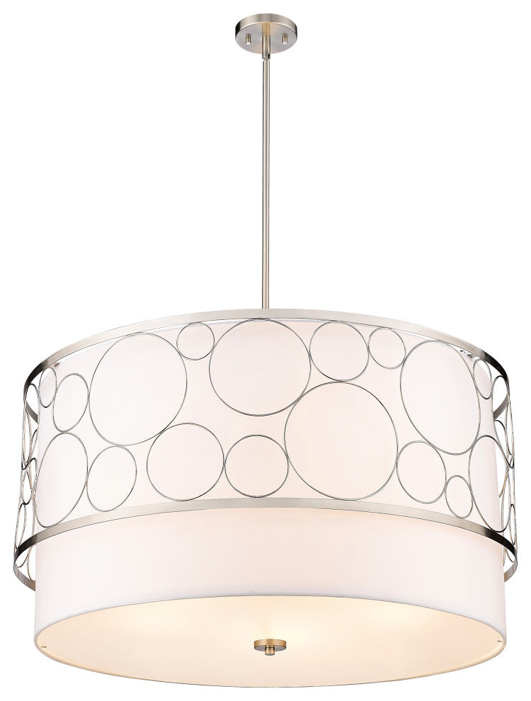 Zlite 197-32BN 5-Light Pendant, White